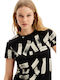 Glasgow Γυναικείο T-shirt Μαύρο