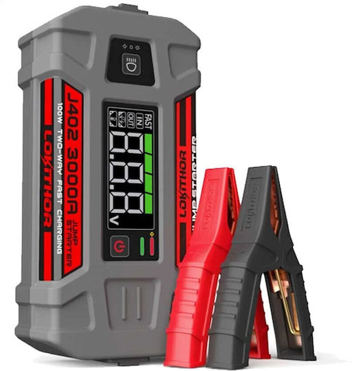Lokithor J402 Φορητός Εκκινητής Μπαταρίας Αυτοκινήτου