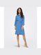 Only Summer Midi Shirt Dress Dress Blue