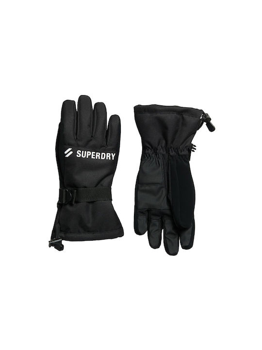 Superdry Unisex Γάντια Σκι & Snowboard Μαύρα