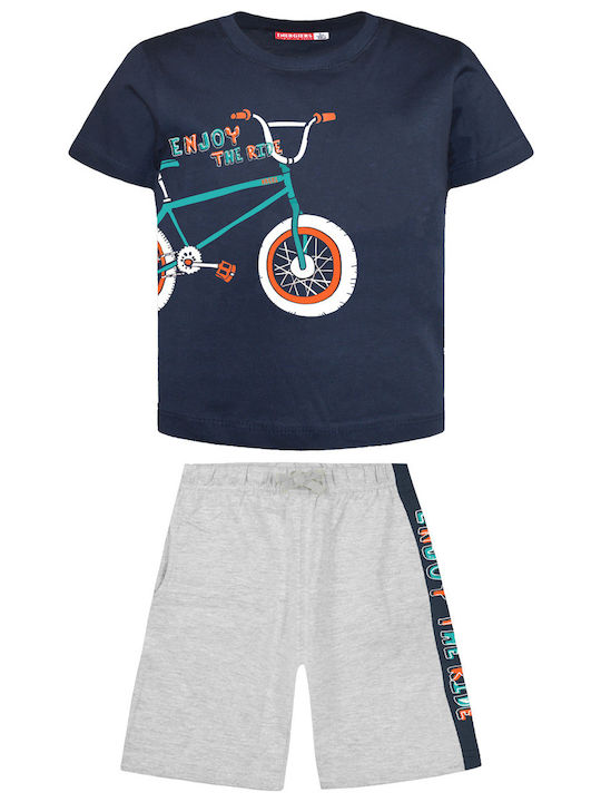 Energiers Kids Set with Shorts Summer 2pcs Melange