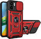 Bodycell Armor Slide Back Cover Πλαστικό Κόκκιν...