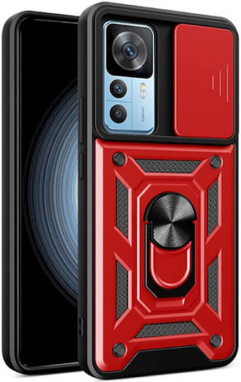 Bodycell Armor Slide Back Cover Πλαστικό Κόκκινο (Xiaomi 12T / 12T Pro)