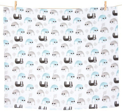 Jukki Flannel Swaddle Blanket Multicolour 70x80cm