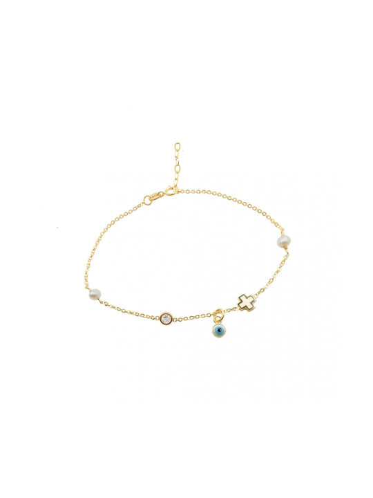 PRECIOUS - CHILDREN'S BRACELET IN GOLD K14 ADB-K-114