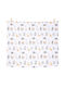 Jukki Giraffe & Others Muslin Swaddle Wrap Multicolour 70x80cm.