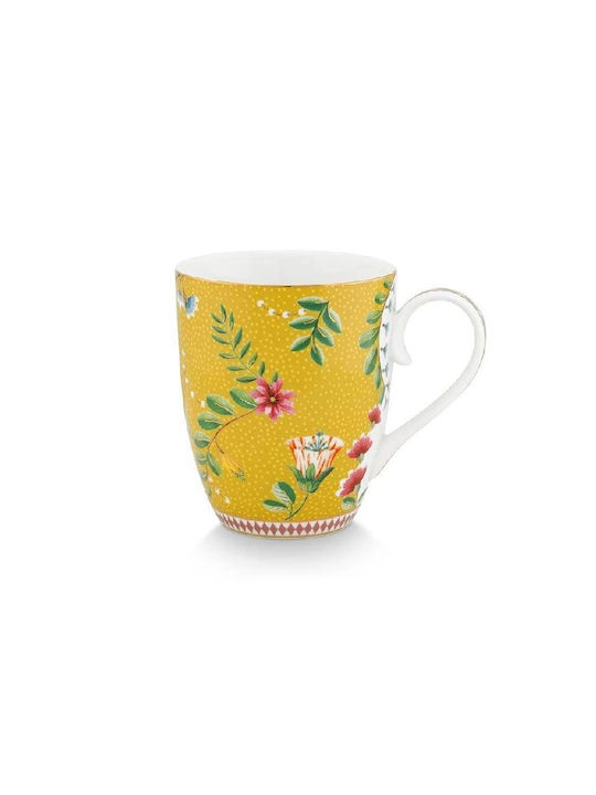 PiP Studio La Majorelle Tasse aus Porzellan Gelb 350ml 1Stück