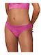 Smart Deco Femeie Slip cu Dantelă Fuchsia