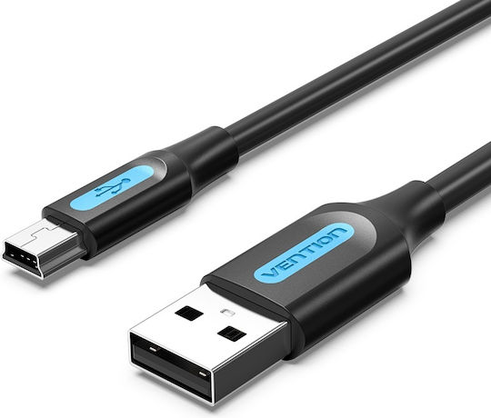 Vention USB 2.0 Cablu USB-A - mini USB-B Negru 2m COMBH