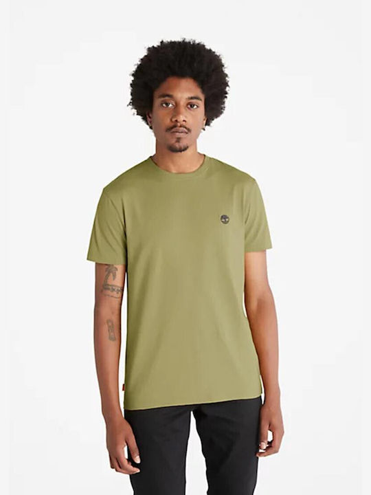 Timberland Herren T-Shirt Kurzarm Khaki