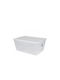 Plastic Storage Box with Lid Transparent 45x32x20cm