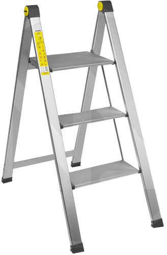 Maurer Slim Step Alu 3 Σκάλα Αλουμινίου με 2+1 Σκαλοπάτια 97εκ.