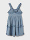 Rochie pentru Copii Fără mâneci Denim Albastru