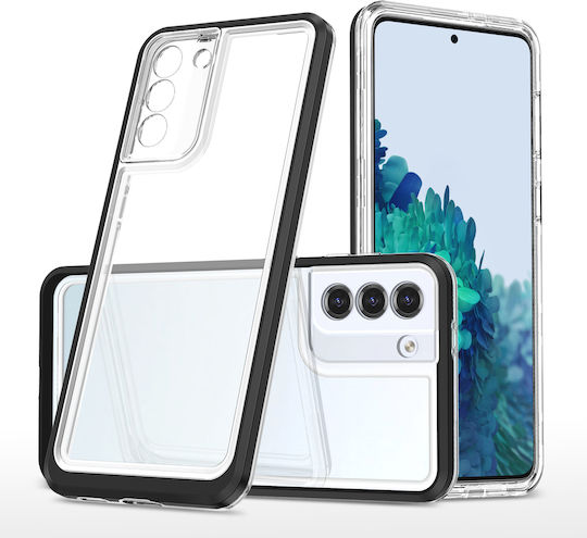 Hurtel 3in1 Back Cover Πλαστικό / Σιλικόνης Μαύρο (Galaxy S23+)