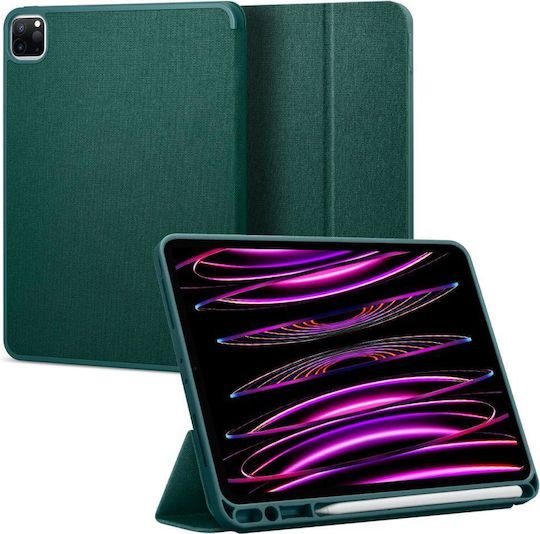 Spigen Urban Fit Flip Cover Synthetic Leather / Silicone Midnight Green (iPad Pro 2021 12.9" / iPad Pro 2022 12.9'') ACS03092