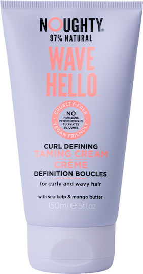 Noughty Wave Hello Anti-Frizz Hair Styling Cream for Curls 150ml