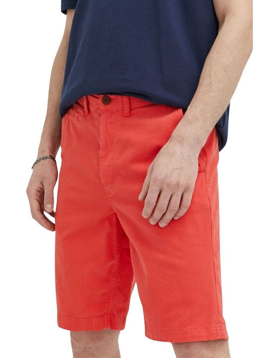 Superdry Vintage Officer Herrenshorts Chino Rot