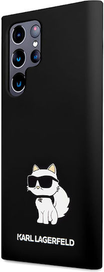 Karl Lagerfeld Choupette NFT Logo Back Cover Σιλικόνης Μαύρο (Galaxy S23 Ultra)