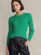 Ralph Lauren Women's Long Sleeve Sweater Cotton Green