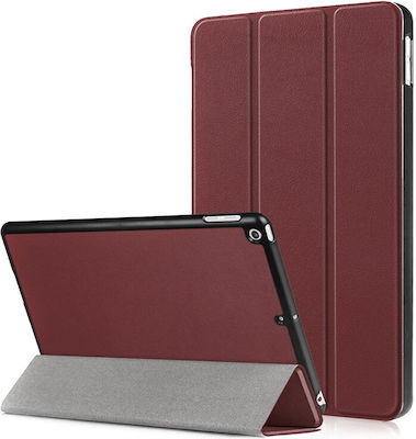 Techsuit Foldpro Flip Cover Δερματίνης Μπορντό (iPad 2019/2020/2021 10.2'')