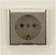Mono Electric Despina Power Socket Beige 1pcs