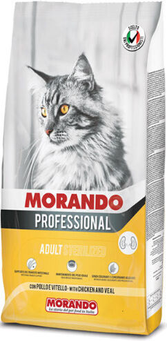 Morando Professional Ξηρά Τροφή για Ενήλικες Στειρωμένες Γάτες με Βοδινό / Κοτόπουλο 1.5kg
