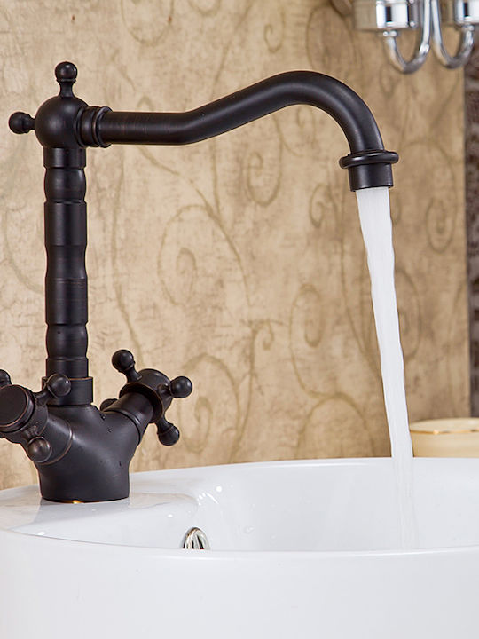 Fabiano Tall Sink Faucet Retro Black