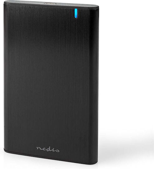Nedis 233-2386 Case for Hard Drive 2.5" SATA III with Connection USB 3.2