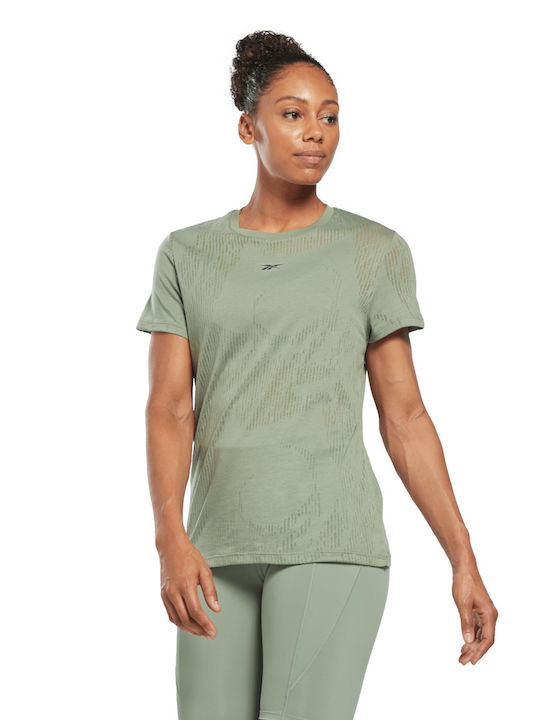 Reebok Burnout Women's Athletic T-shirt Green