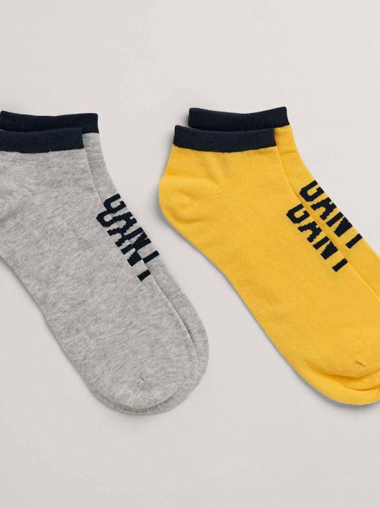 Gant Bărbați Șosete Grey/Yellow 2Pachet