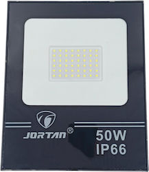 Jortan Προβολέας 50W Στεγανός 6500K