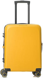 Verage Freeland Βαλίτσα Καμπίνας με ύψος 55cm Spinner σε Κίτρινο χρώμα