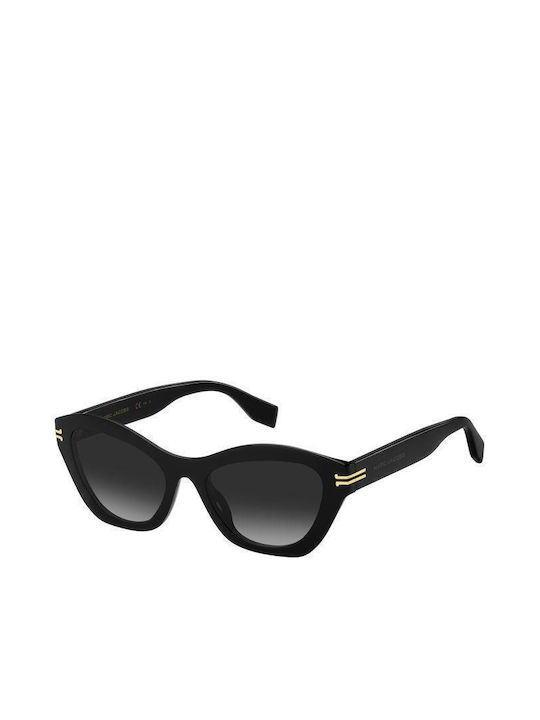 Marc Jacobs Women's Sunglasses with Black Plastic Frame and Black Gradient Lens MJ 1082/S 807/9O