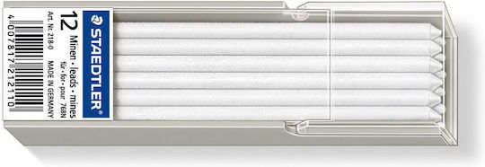 Staedtler 12 Συσκευασίες x 12 Μύτες Μολυβιού Mine Lumocolor Λευκές Πάχους 3.15mm