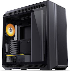 Jonsbo D500 Gaming Full Tower Κουτί Υπολογιστή με Πλαϊνό Παράθυρο Μαύρο