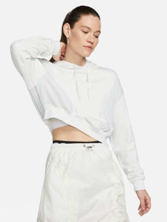 Nike Women's Hooded Fleece Sweatshirt White