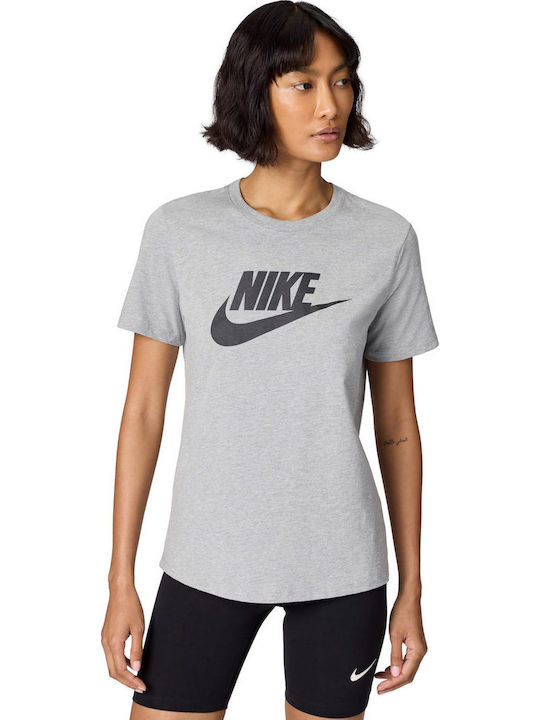 Nike Sportswear Essentials Γυναικείο T-shirt Γκρι