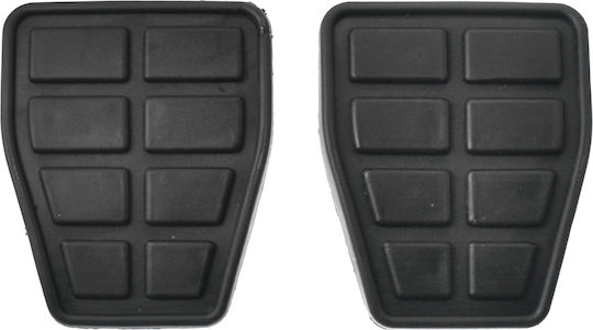 Car Pedal Set Non Slip for Audi 80 / 90 from Rubber Black 2pcs
