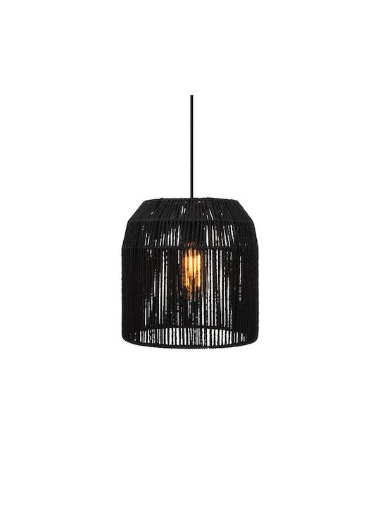 Fylliana Cordon 5 Pendant Light Single-Light Grid for Socket E27 Black