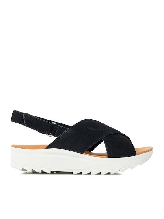 Clarks Dashlite Wish Leather Women's Flat Sanda...