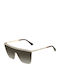 Jimmy Choo Women's Sunglasses with Gold Metal Frame and Green Gradient Lens
