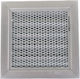 Karkon Square Fireplace Air Shutter Silver PAL-2020 ST 20x20cm