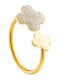 Loisir Princess Damen Ring aus Silber Vergoldet
