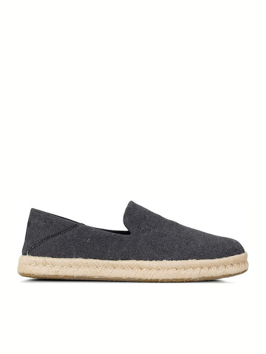 Toms Santiago Men's Espadrilles in Gray Color