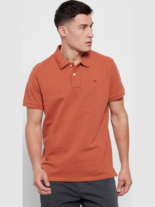 FBM007-00111 Polo Short Sleeve Blouse Terracota