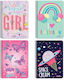 Must Team Spiral Notebook Ruled A4 90 Sheets 3 Subjects Rainbow 1pcs (Μiscellaneous Designs)