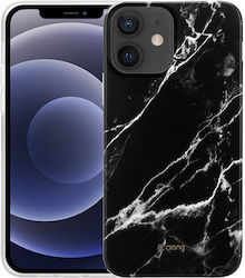 Crong Marble Back Cover Silicon Negru (iPhone 1...