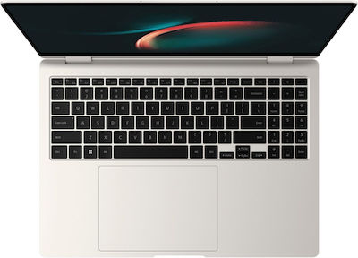 Samsung Galaxy Book3 Pro 360 16" OLED Touchscreen 120Hz (Nucleu i7-1360P/16GB/1TB SSD/W11 Acasă) Bej (Tastatură US)