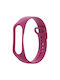 TelForceOne Armband Silikon mit Pin Raspberry (Xiaomi Mi Band 3, Xiaomi Mi Band 4)
