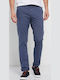 FBM007-00102 Trousers Chino Elastic in Straight Line China Blue
